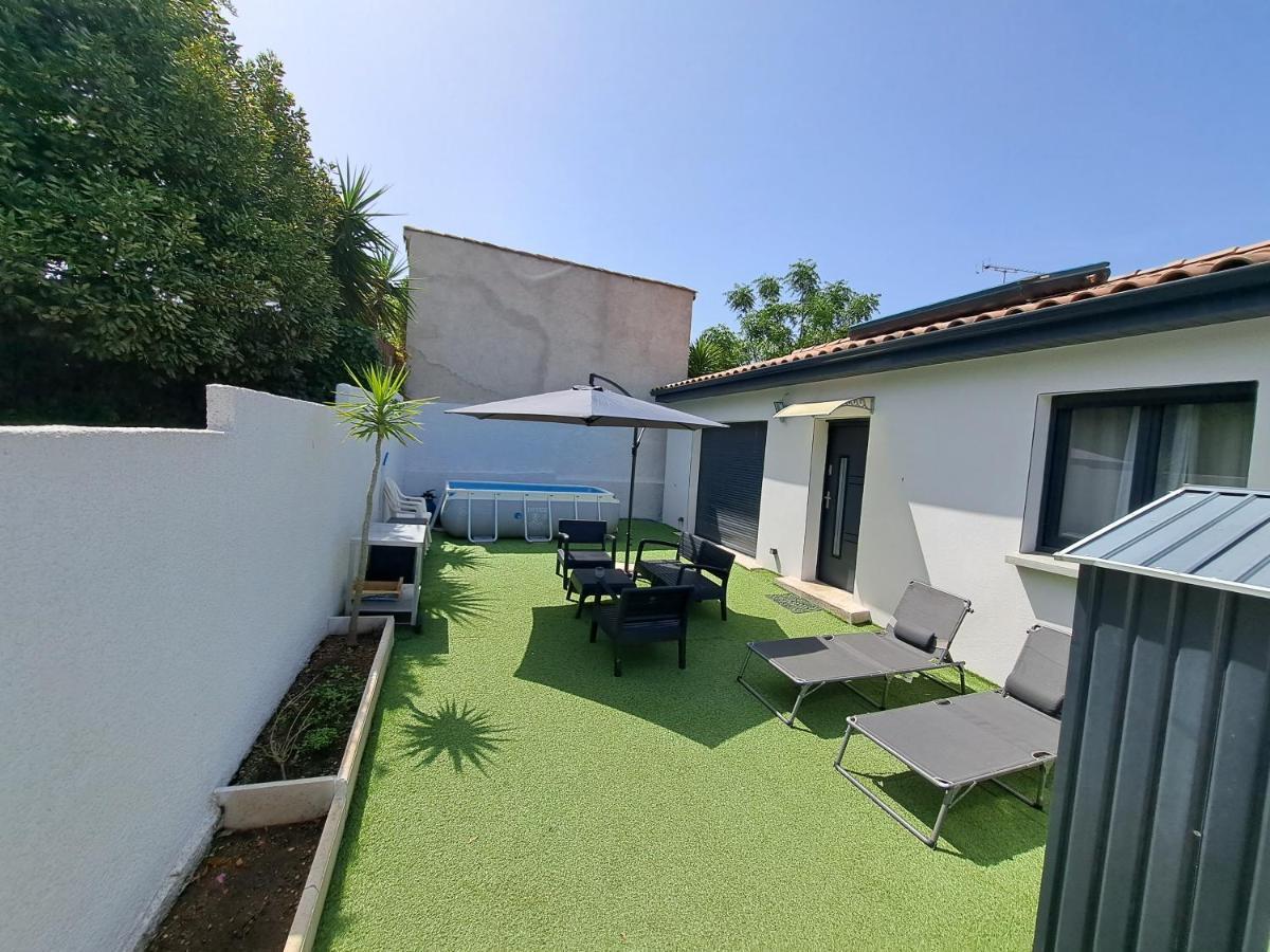 Charmante Maison Avec Piscine Bessan Exteriér fotografie